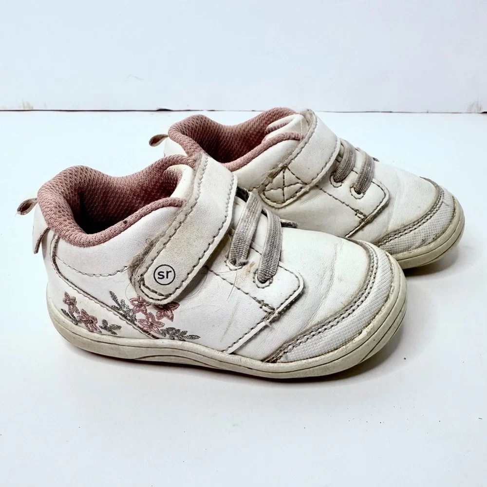 5 Pairs of Toddler Shoes. Size 5. Vans, Stride Rite, Skechers